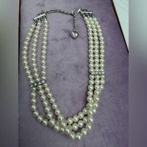 Vintage Carolee Pearl Choker Necklace